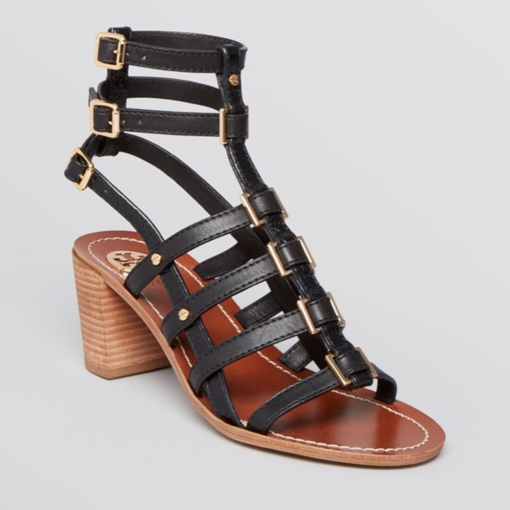 Tory Burch Gladiator Sandals Reggie Block Heel